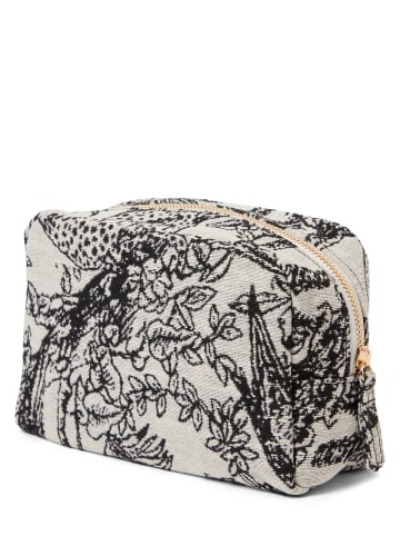 Codello Kosmetiktasche in schwarz weiß - 0001