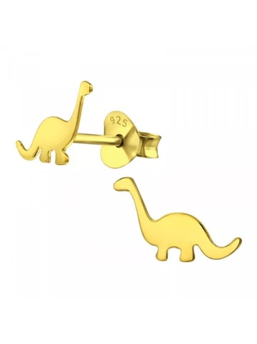 Alexander York Kinderohrstecker DINOSAURIER in Gold aus 925 Sterling Silber, 2-tlg.