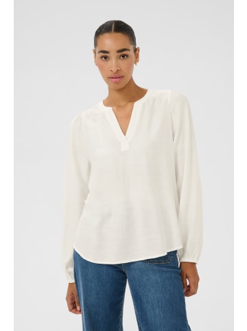Kaffe Langarm-Bluse KAlui in Chalk CC.