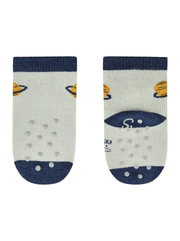 Sterntaler ABS Krabbelsocken 2er-Pack Planet in puder green