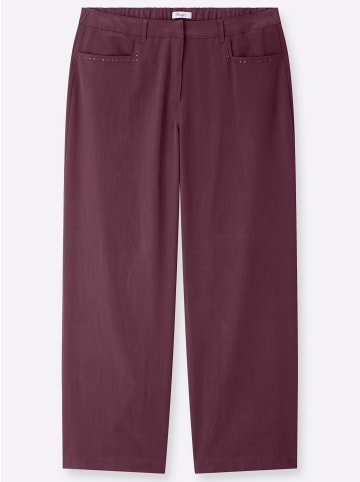 sheego Hose in burgund
