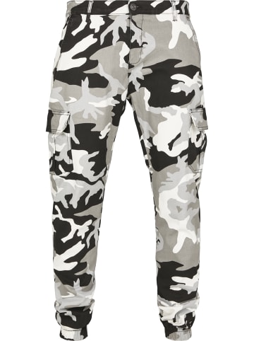 Urban Classics Cargo Trousers in snow camo