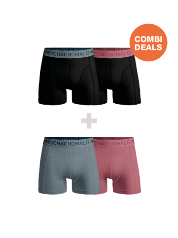 Muchachomalo 4er-Set: Boxershort in Mehrfarbig - für Herren