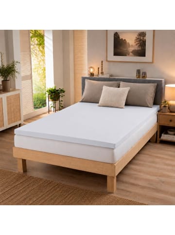 BettwarenShop Spannbettlaken Ultra-Stretch in weiss