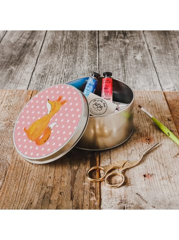 Mr. & Mrs. Panda Teedose Einhorn Wunsch ohne Spruch in Rot Pastell