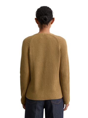 Marc O'Polo V-Neck-Strickpullover relaxed in pure sand