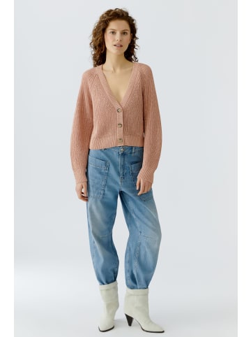 Oui Strickjacke in dusty rose