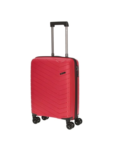 Check.In Orlando - 4-Rollen-Kabinentrolley 55 cm (gelb) in magenta