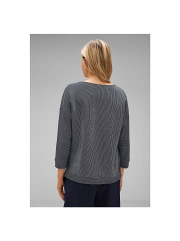 Street One Langarmshirt in deep blue