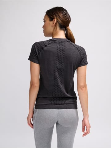 Hummel T-Shirt Raglanärmel Hmlci Damen in BLACK MELANGE