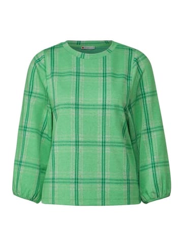 Street One Langarmshirt in light spring green mel.