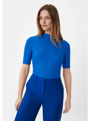 comma T-Shirt kurzarm in Blau