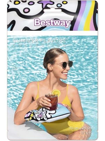 Bestway Aufblasbare Getränkehalter Summer Sips 3er Set in mehrfarbig