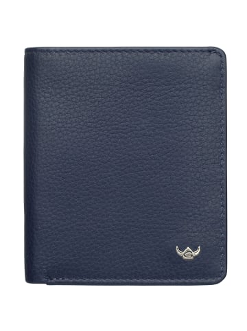 Golden Head Capri Geldbörse RFID Leder 8,5 cm in blau