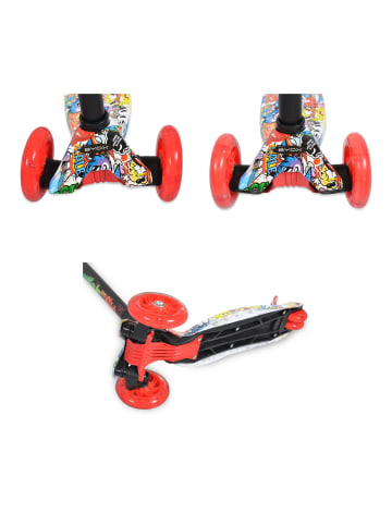 Byox Kinderroller Rapture Aluminium in rot