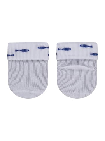 Sterntaler Erstlingssocken 3er-Pack Fische in weiß