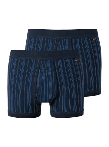 Schiesser Unterhose kurz Original Classics Feinripp in Dunkelblau