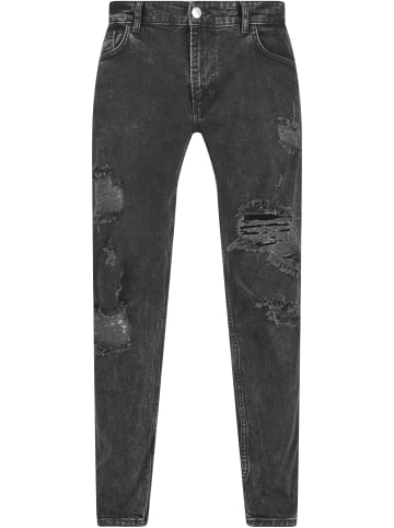2Y Premium Tapered Jeans in anthracite