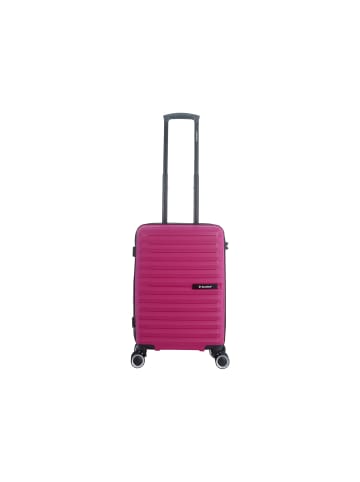 Saxoline Fiesta Trolley TSA Zahlenschloss Spinner 55 cm in fuchsia