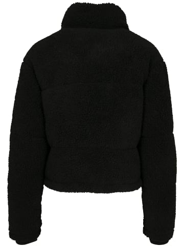 Urban Classics Urban Classics Damen Ladies Boxy Sherpa Puffer Jacket in black