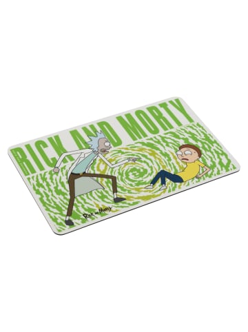 Rick and Morty Rick and Morty Brettchen Frühstücksbrettchen Schneidebrettchen in weiß