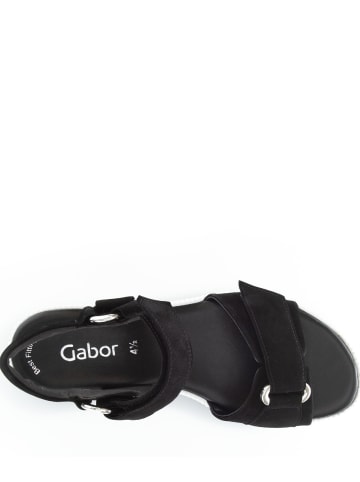 Gabor Fashion Riemchensandale in Schwarz