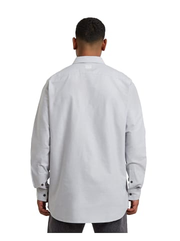 G-Star Raw Clean Regular Hemd correct grey/white oxford