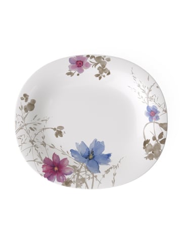 Villeroy & Boch Speiseteller oval flach Mariefleur Gris Basic in bunt