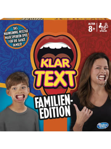 Hasbro Familiespiel Klartext Familien-Edition mit Maulsperren - ab 8 Jahre