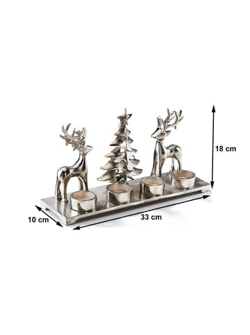 kobolo Kerzenhalter SILVERRUN24 in Silber