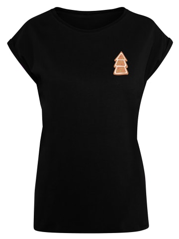 F4NT4STIC T-Shirt Gingerbread Lebkuchen Tree in schwarz