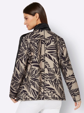 creation L Shirtjacke in schwarz-sand