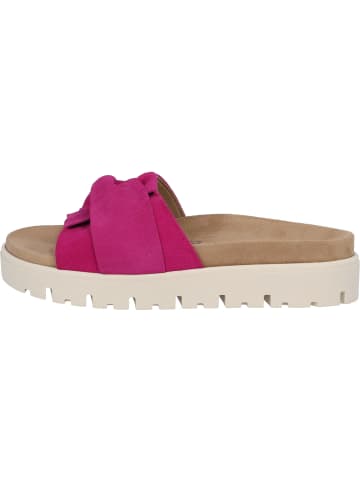 Palado Plateau-Pantoletten Omayra in Fuchsia