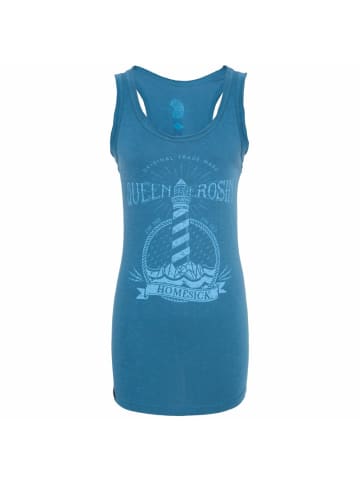 Queen Kerosin Top in Blau
