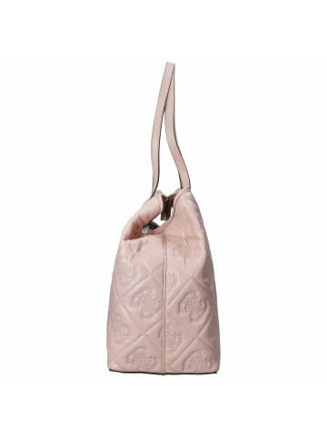 Guess Vikky II - Shopper L mit herausnehmbarer Pouch 40 cm in light beige logo