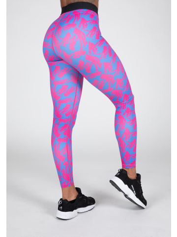 Gorilla Wear Leggings - Colby - Blau/Rosa