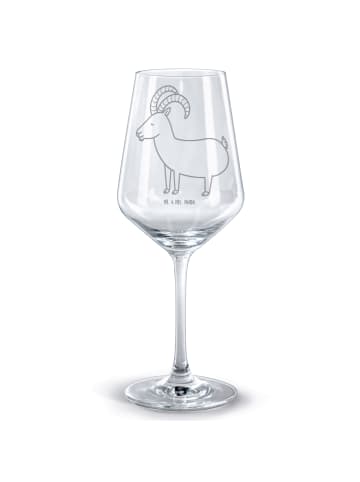 Mr. & Mrs. Panda weinglas graviert Sternzeichen Steinbock ohne S... in Transparent