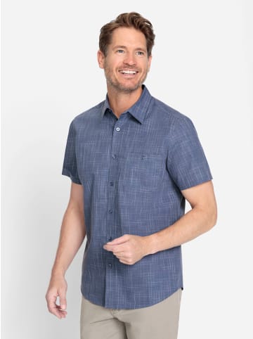 WITT WEIDEN Kurzarm-Hemd in rauchblau