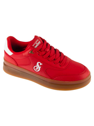 Skechers Skechers Duraleather Lace Up Snoop Cupsole Sneaker in Rot
