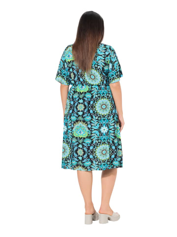 Ulla Popken Midikleid in tiefes aqua