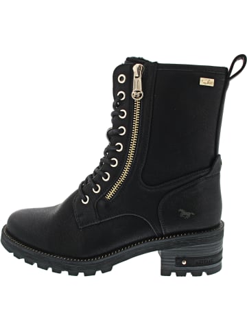 Mustang Schnürstiefel Schwarz