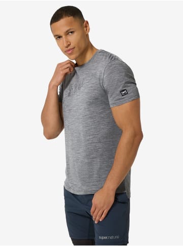 super.natural Merino T-Shirt M HIKING TEE in grau