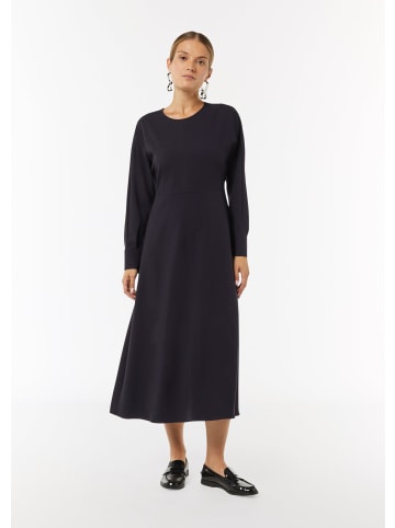 comma Kleid lang in Blau