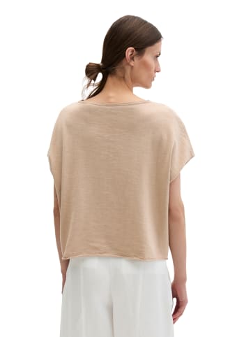 Marc O'Polo Ärmelloser Feinstrick-Pullover loose in Sandpaper