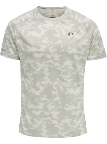 Newline Newline T-Shirt Men Running Laufen Herren Atmungsaktiv Feuchtigkeitsabsorbierenden in OYSTER MUSHROOM AOP