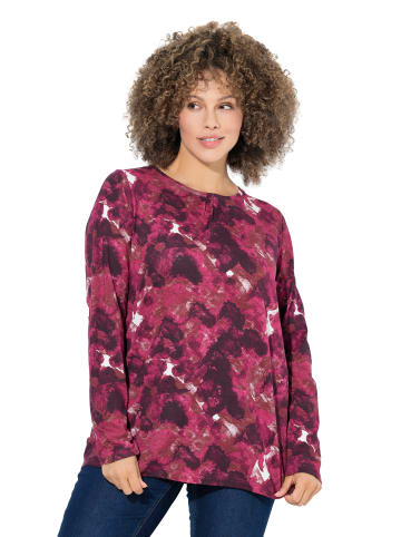 Ulla Popken Shirt in dunkel weinrot