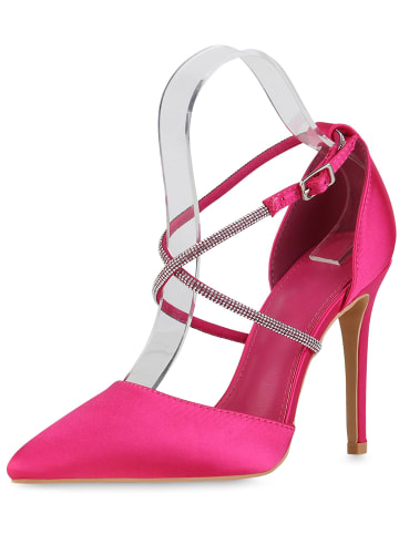 VAN HILL High Heels Ella in Fuchsia
