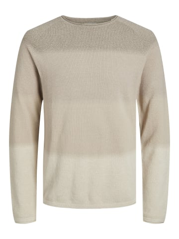 Jack & Jones Strickpullover in Oatmeal