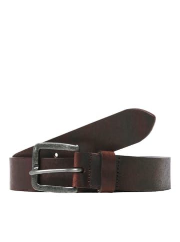 Jack & Jones Ledergürtel 'JACVICTOR' Braun