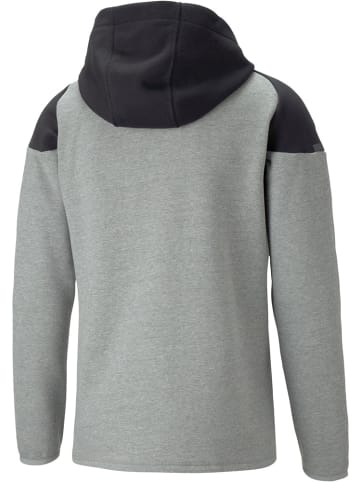 Puma Jacke "TeamCUP CasuaLongsleeve Hooded Jacket" in Grau